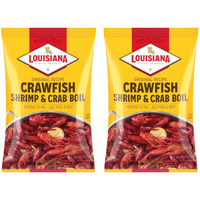 Louisiana Fish Fry Products Crawfish, Shrimp & Crab Boil Seasoning - Spicy & Delicious Seafood Powder Complete Seasoning - Low Salt Cajun Seasoning (4.5 Pound (Pack Of 2))
