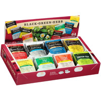 Bigelow Fine Tea & Herbal Tea Assortment 64 Count Box (Pack Of 2) Caffeinated And Caffeine Tea, 128 Tea Bags Total