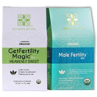 Secrets Of Tea Fertility Tea - Usda Organic - 40 Count (2 Pack) (Hibiscus)