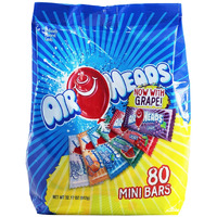 Airheads Candy Variety Bag, Mini Bars, Non Melting, 32.17 Ounce