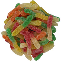 Smarty Stop Gummy Worm Candies (2 Pound (Pack Of 1), Aqua Worm)