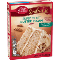 Betty Crocker Delights Super Moist Butter Pecan Cake Mix, 15.25 Oz.
