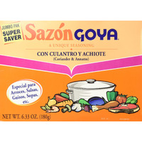 Goya Sazon Jumbo Pack, 6.33-Ounce Packages (Pack Of 3)