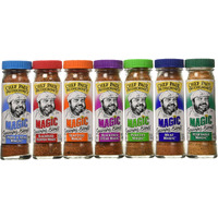 Chef Paul Prudhomme's Magic Seasoning Blends ~ Magic 7-Pack, Qty. 7 2-Ounce Bottles