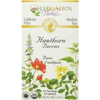 Celebration Herbals Organic Hawthorne Berries Tea Bags 24 Count