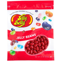 Jelly Belly Sour Cherry Jelly Beans - 1 Pound (16 Ounces) Resealable Bag - Genuine, Official, Straight From The Source
