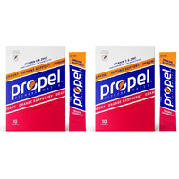 Propel Powder Packets, Orange Raspberry With Electrolytes, Vitamins 20 Count (Pack Of 2) - In Garizze Box