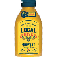 Local Hive Midwest Raw Unfiltered Honey 16Oz. 100% Us Honey Sourced From American Bees And Beekeepers.