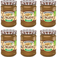 Smucker's Organic Peanut Butter, Chunky, 16Oz (Pack Of 6)