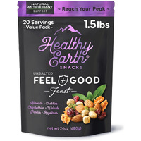 Mixed Nuts Unsalted | Trail Mix | Trail Mix Without Peanuts | Sugar Free Snacks | Gourmet Snacks, Protein Snacks, Gluten Free, No Preservatives, High Fiber Snacks (Natural Antioxidant)