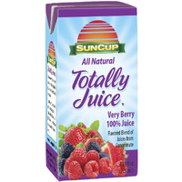 Suncup Totally Juice - 40 Pack / 4.23 Oz Juice Box W/Straw (Very Berry 100% Juice)