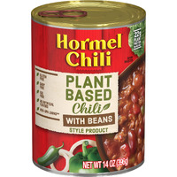 Hormel Chili Plant Based Chili With Beans, 14 Ounce (12-Pack)