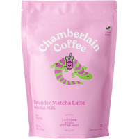 Chamberlain Coffee Lavender Matcha Latte Mix - Matcha Latte With Oat Milk - Sweet Lavender + Fresh Mint - Vegan Matcha Latte Powder - 10 Servings