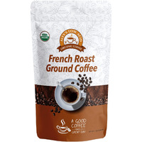 Alex's Low Acid Organic Coffee 12Oz Bag - Fresh Ground French Roast (Pack Of 1)