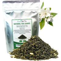 Decaf Jasmine Tea, Green Tea Co2 Naturally Processed Caffeine-Free Tea - 8 Oz Bag