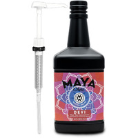 Maya Chai Tea Concentrate, Heritage Recipe, Devi, 64 Ounce With White Pump