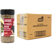 Andrew Zimmern Mediterranean Style Magic Seasoning, Kosher, 4.25 Ounces (Pack Of 6)