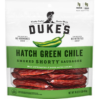 Duke's Hatch Green Chile Smoked Shorty Sausages, Gluten Free, 16 Ounce