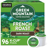 Green Mountain Coffee Roasters French Roast Keurig K-Cup Pods, Dark Roast Coffee, 96 Count (4 Packs Of 24)