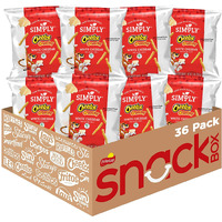 Simply, Cheetos Crunchy White Cheddar, 0.875 Ounce (Pack Of 36)