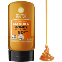 Manuka Doctor - Mgo 80+ Squeezy Manuka Honey Multifloral, 100% Pure New Zealand Honey. Certified. Guaranteed. Raw. Non-Gmo (10.58 Oz)