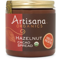 Artisana Organics Hazelnut Cacao Spread, 9.5 Oz | No Palm Oil, Sweetened With Coconut Sugar