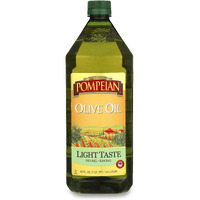 Pompeian Light Taste Olive Oil, Subtle Flavor, Perfect For Frying & Baking, Naturally Gluten Free, Non-Allergenic, Non-Gmo, 48 Fl. Oz.