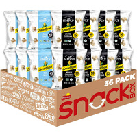 Smartfood Simply Variety Pack, White Cheddar And Sea Salt 0.5Oz (36 Count)