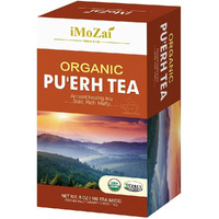 Imozai Organic Puerh Tea Bags 100 Count Individually Wrapped
