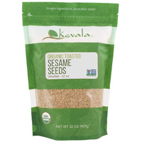 Kevala Organic Toasted Sesame Seeds, 2 Pound, Unhulled