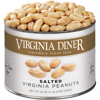 Virginia Diner - Gourmet Natural Extra Large Salted Virginia Peanuts, 18 Ounce