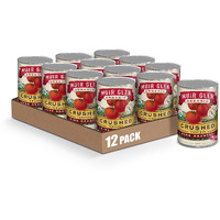 Muir Glen Organic Crushed Fire Roasted Canned Tomatoes, 14.5 Oz. (Pack Of 12)