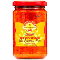 Pate Crushed Calabrian Chili Pepper Pate', Smoother Textured Version Of Our Crushed Pepper Paste, 10 Oz, Tuttocalabria