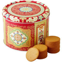 Nyakers Gingerbread Snaps Cookie Tin, Finest Ginger Snaps Original Flavor Swedish Cookie, 750 G - 26.45 Oz - 1.65 Lbs, With Protective Insert