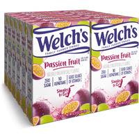Welch's Singles To Go Water Drink Mix - Passion Fruit Powder Sticks (12 Boxes With 6 Packets Each - 72 Total Servings)