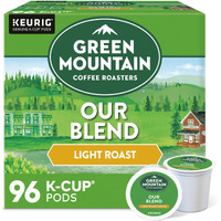 Green Mountain Coffee Roasters Our Blend Keurig Single-Serve K-Cup Pods, Light Roast Coffee, 96 Count (4 Packs Of 24)