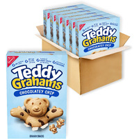 Teddy Grahams Chocolatey Chip Graham Snacks, 6 - 10 Oz Boxes