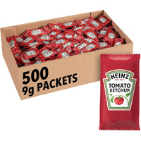Heinz Tomato Ketchup Single Serve Packets (500 Ct Pack)