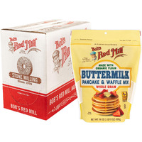 Bob's Red Mill Buttermilk Pancake & Waffle Mix - 24 Ounce (Pack Of 4) - Made W/Organic Flour, Whole Grain
