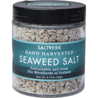 Saltverk Seaweed Sea Salt - 3.17 Ounces Jar - Hand Harvested Gourmet - Eco-Friendly