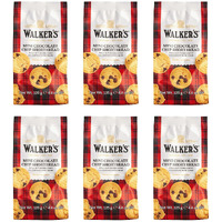 Walker's Shortbread Mini Chocolate Chip Cookies, Pure Butter Shortbread Cookies, 4.4 Oz (Pack Of 6)