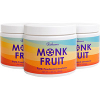 Namanna Pure Monk Fruit Sweetener - Zero Calorie, Zero Carb, Paleo And Keto Safe - (7% Mogroside V, 200G, 1,110 Servings) - 3 Pack
