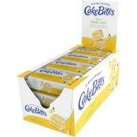 The Original Cakebites By Cookies United, Grab-And-Go Bite-Sized Snack, Sweet Lemon Layers, 12 Pack Of 3 Cookies