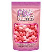 Freeze Dried Fruit Bursts Candy - Mini All Reds L Hard Candy Mix 5Oz Treat Snack Gift Bag Strawberry, Fruit Punch, Watermelon, Cherry Freeze-Dried Candies