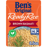 Ben's Original Ready Rice Brown Basmati Rice, Easy Dinner Side, 8.5 Oz Pouch (Pack Of 12)