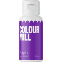 Colour Mill Oil-Based Food Coloring, 20 Milliliters Purple