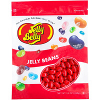 Jelly Belly Red Apple Jelly Beans - 1 Pound (16 Ounces) Resealable Bag - Genuine, Official, Straight From The Source
