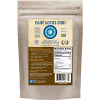 Blue Lotus Chai - Traditional Masala Chai - Makes 265 Cups - Just Add Hot Water, No Steeping, No Gluten - 8 Ounce Masala Spiced Chai Powder With Organic Spices - Authentic Indian Tea