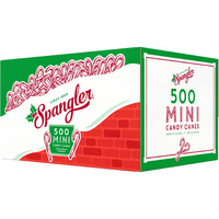 Red And White Peppermint Flavor Mini Candy Canes 1-500 Count Box