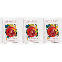 Butterfields Candy - Gourmet, Old-Fashioned Peach Buds Hard Candy | Gluten Free | Made With 100% Real, Pure Cane Sugar | Handcrafted In The Usa- 3 Oz. (3-Pack)